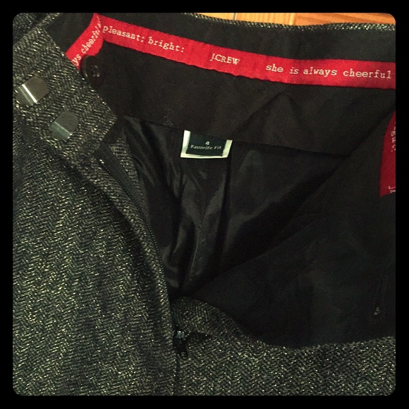 J. Crew collection cuffed metallic trousers - Picture 4 of 6